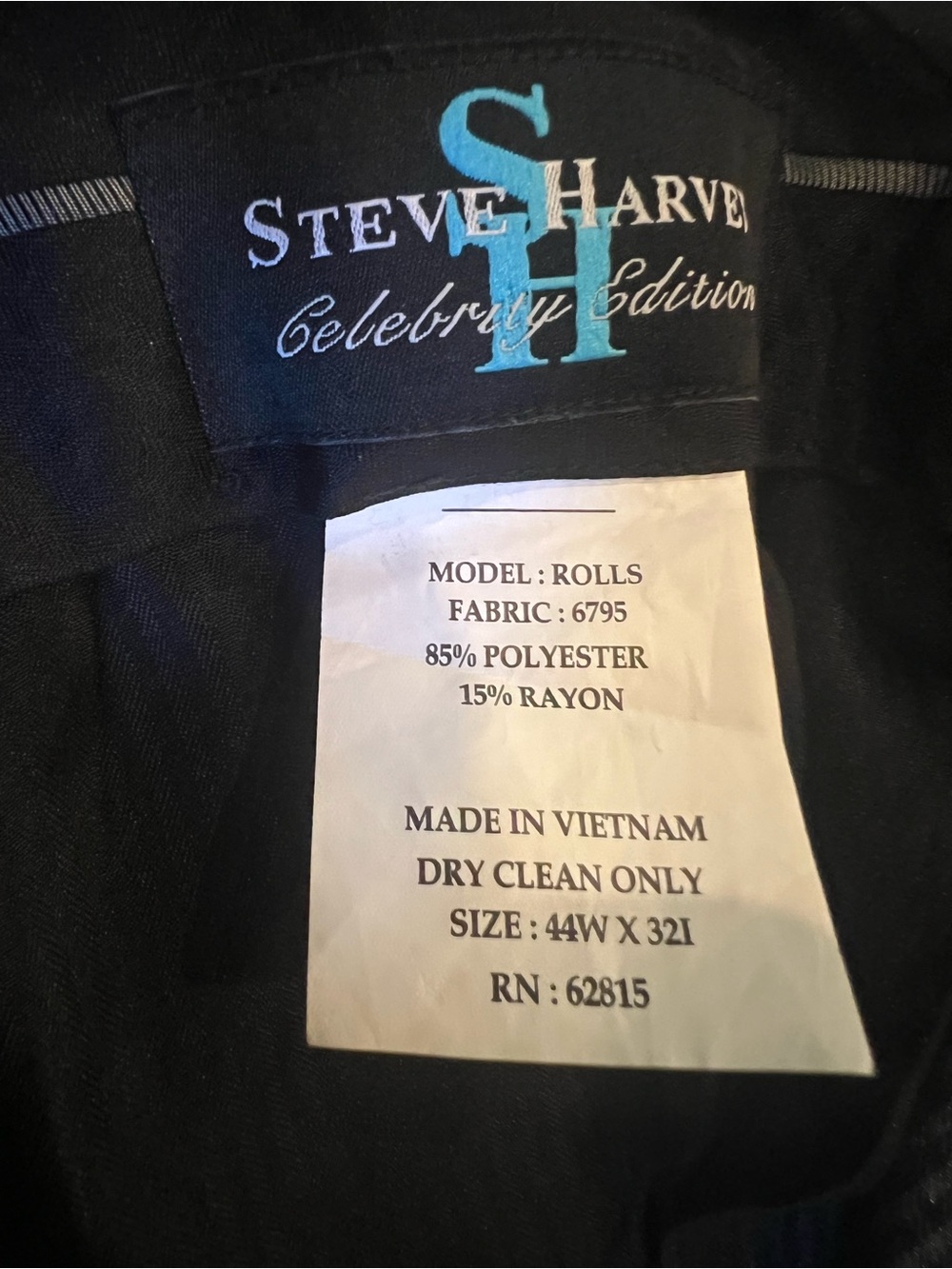 Steve Harvey Celebrity edition Pinstripe Suit Jacket & Pants - Picture 13 of 13
